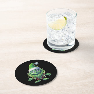 subservient round paper coaster