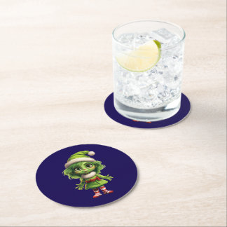 subservient round paper coaster
