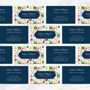Subsitute Teacher Business Card
