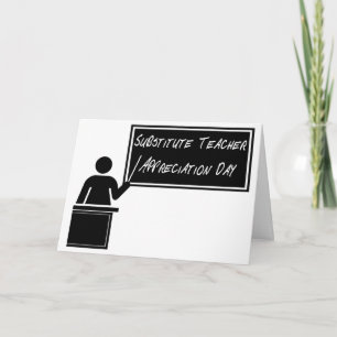 Substitute Teacher Appreciation Day Card