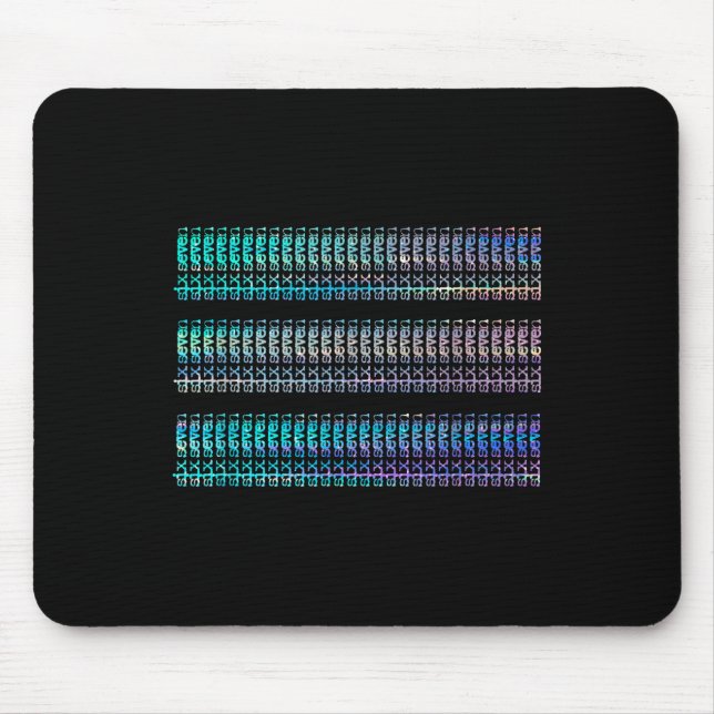 Subtle 67 Six Seven Brainrot _2  Mouse Pad (Front)