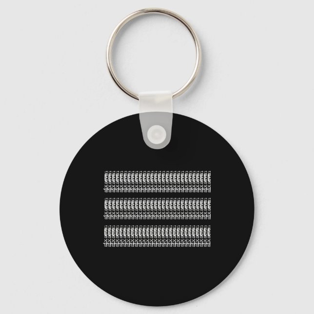 Subtle 67 Six Seven Brainrot _4  Key Ring (Front)