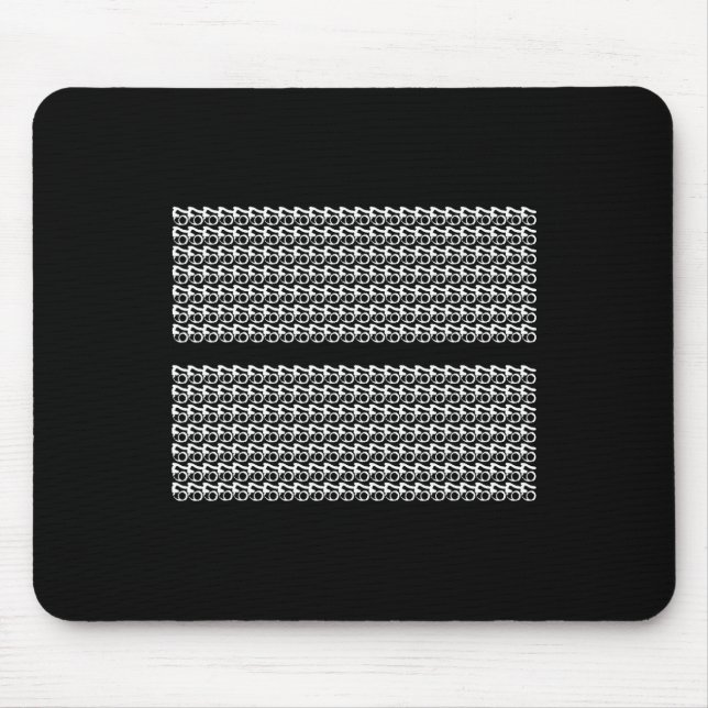 Subtle 67 Six Seven Brainrot Hidden Message Gen Al Mouse Pad (Front)