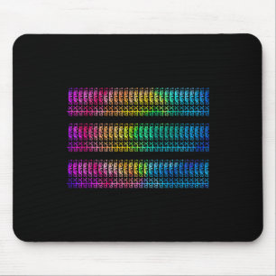 Subtle 67 Six Seven Brainrot Hidden Message Gen Al Mouse Pad