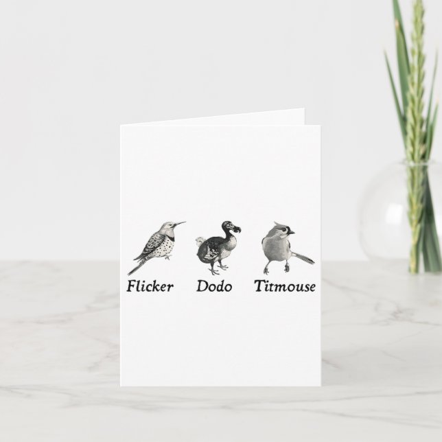 Subtle Animal, Flicker Dodo Titmouse  Card (Front)
