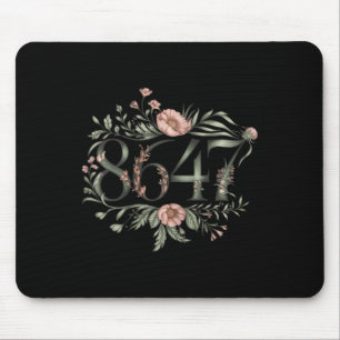 Subtle Anti Trump 8647 Flower Floral Boho Presiden Mouse Pad