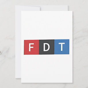 Subtle Anti-Trump FDT Anti-Maga Democrats Invitation