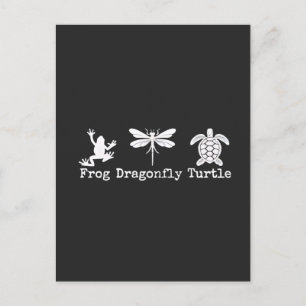 Subtle Anti-Trump FDT Anti-Maga Frog Turtle  Announcement Postcard