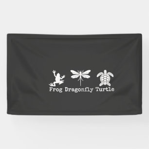 Subtle Anti-Trump FDT Anti-Maga Frog Turtle Banner