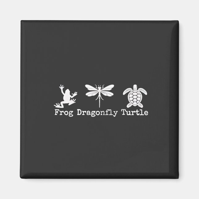 Subtle Anti-Trump FDT Anti-Maga Frog Turtle  Magnet (Front)