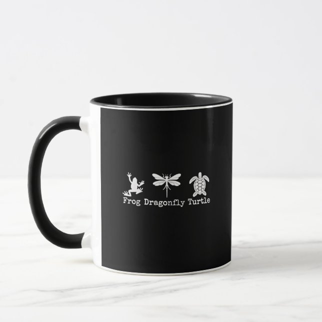 Subtle Anti-Trump FDT Anti-Maga Frog Turtle  Mug (Left)