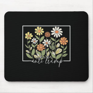 Subtle Anti Trump Floral Flower Democrat Mouse Pad