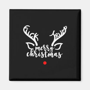 Subtle Anti Trump Hidden Message Christmas Reindee Magnet