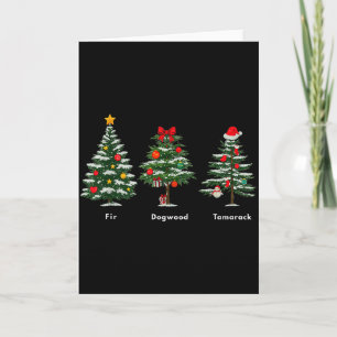Subtle Anti Trump Hidden Message Christmas Tree Card