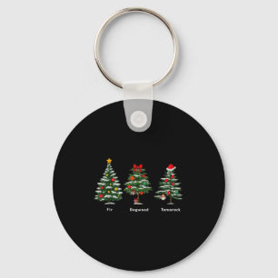 Subtle Anti Trump Hidden Message Christmas Tree  Key Ring