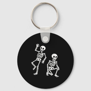 Subtle Anti Trump Hidden Message Dancing Skeleton Key Ring