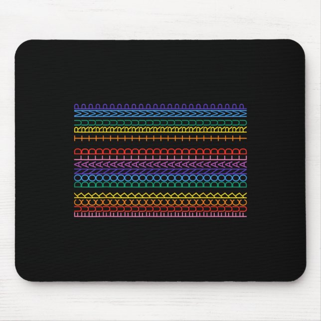Subtle Anti Trump Hidden Message Sarcastic Lgbt  Mouse Pad (Front)