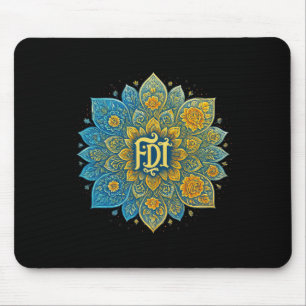 Subtle Anti-trump Mandala Design Feminist Shirt Wo Mouse Pad