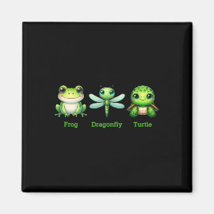 Subtle Anti-trump Political Humor Frog Dragonfly T Magnet
