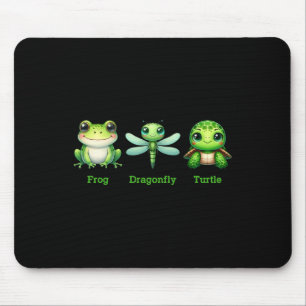 Subtle Anti-trump Political Humour Frog Dragonfly Mouse Pad
