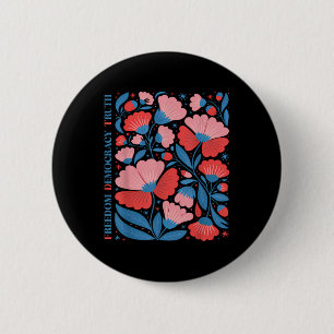 Subtle Anti-trump Resistance Is Patriotic 4th Of J 6 Cm Round Badge