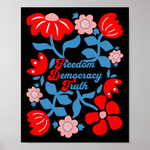 Subtle Anti-trump Resistance Is Patriotic 4th Of J Poster