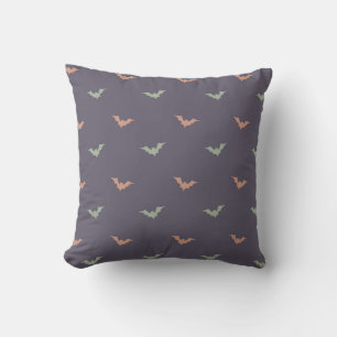 Subtle Bat Silhouette Pattern Cushion