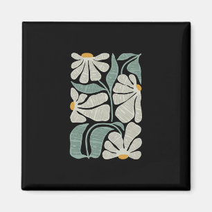 Subtle Boho Flowers Anti Trump2 Magnet