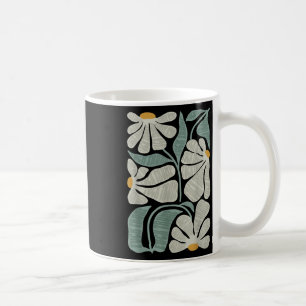 Subtle Boho Flowers Anti Trump, Kamala Harris Coffee Mug