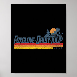 Subtle Boho Flowers Trump Resist Shirt Foxglove Da Poster