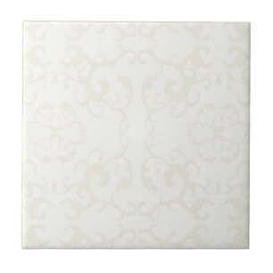 Subtle classic vintage pattern print -customise tile