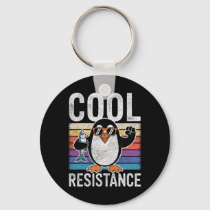 Subtle Cool Resistance Penguin Tariffs Protest Ant Key Ring