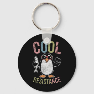Subtle Cool Resistance Penguin Tariffs Protest Ant Key Ring