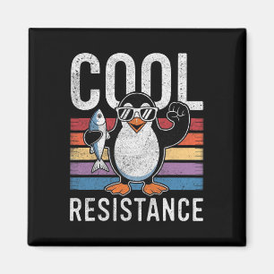 Subtle Cool Resistance Penguin Tariffs Protest Ant Magnet