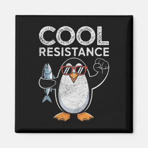 Subtle Cool Resistance Penguin Tariffs Protest Ant Magnet