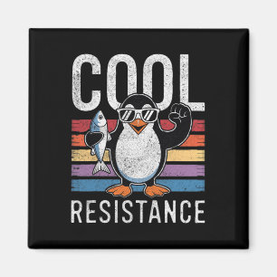 Subtle Cool Resistance Penguin Tariffs Protest Ant Magnet