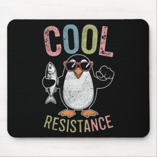 Subtle Cool Resistance Penguin Tariffs Protest Ant Mouse Pad
