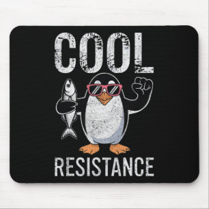 Subtle Cool Resistance Penguin Tariffs Protest Ant Mouse Pad