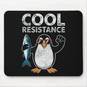 Subtle Cool Resistance Penguin Tariffs Protest Ant Mouse Pad