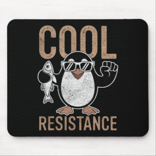 Subtle Cool Resistance Penguin Tariffs Protest Ant Mouse Pad