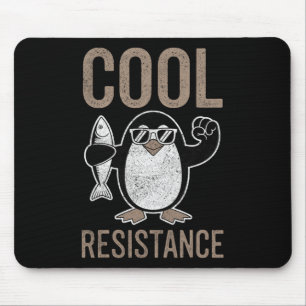 Subtle Cool Resistance Penguin Tariffs Protest Ant Mouse Pad