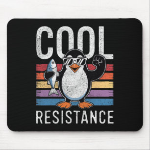 Subtle Cool Resistance Penguin Tariffs Protest Ant Mouse Pad