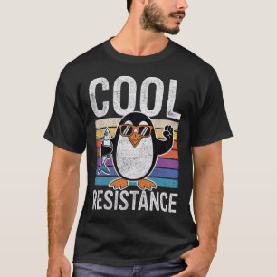 Subtle Cool Resistance Penguin Tariffs Protest Ant T-Shirt