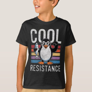Subtle Cool Resistance Penguin Tariffs Protest Ant T-Shirt