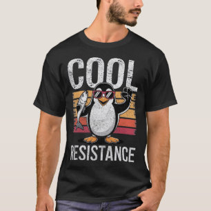 Subtle Cool Resistance Penguin Tariffs Protest Ant T-Shirt
