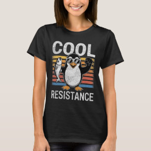 Subtle Cool Resistance Penguin Tariffs Protest Ant T-Shirt