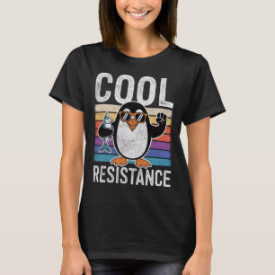 Subtle Cool Resistance Penguin Tariffs Protest Ant T-Shirt
