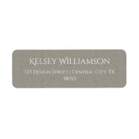 Subtle Fabric Texture Address Labels