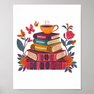 Subtle Fantasy Drama Tragedy Books Trump Resist Pr Poster