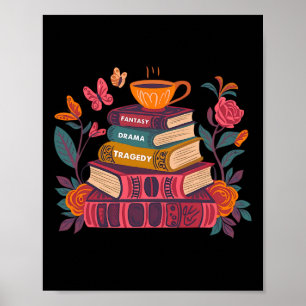 Subtle Fantasy Drama Tragedy Books Trump Resist Pr Poster
